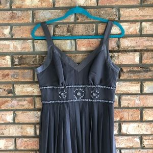 NWT Coldwater Creek Slate Blue Gray Evening Gown